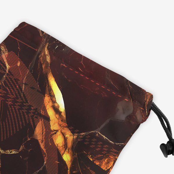 Marbled Ruby Dice Bag Fashion - Image 3