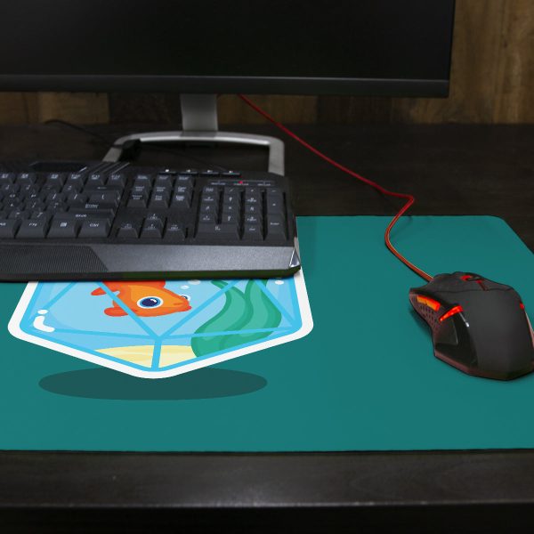D20 Goldfish Thin Desk Mat Cheap - Image 4