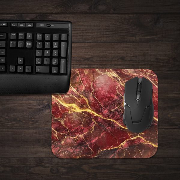Floral Ruby Mousepad For Cheap - Image 3