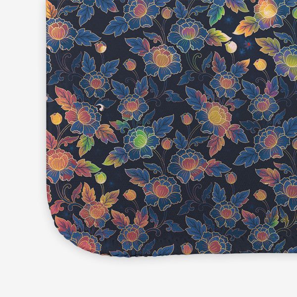 Black Flora Mousepad For Cheap - Image 5
