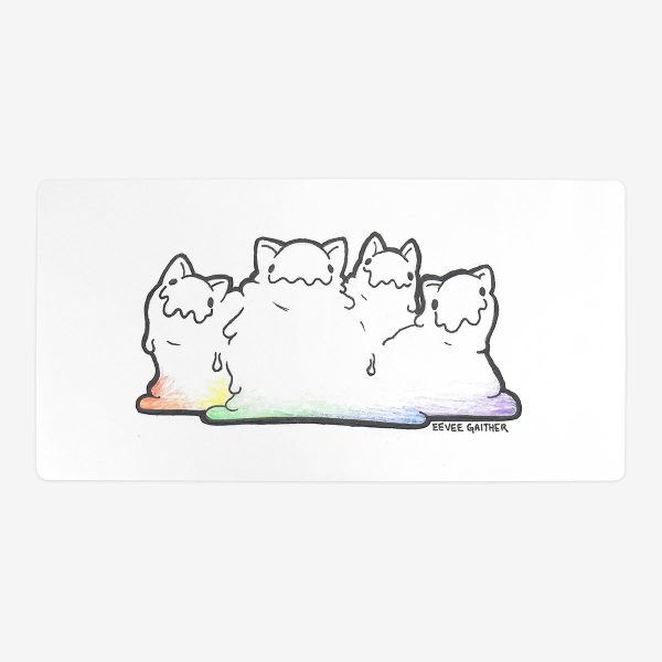 Rainbow Gloopy Cats Playmat Online now - Image 5
