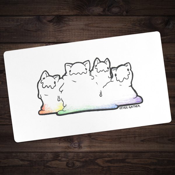 Rainbow Gloopy Cats Playmat Online now - Image 3