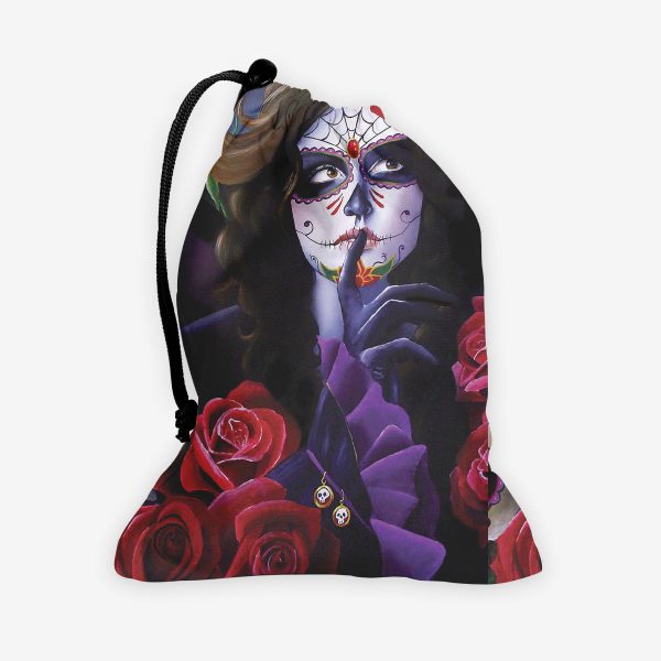 Sugar Skull Rose Garden Dice Bag Discount - Image 2