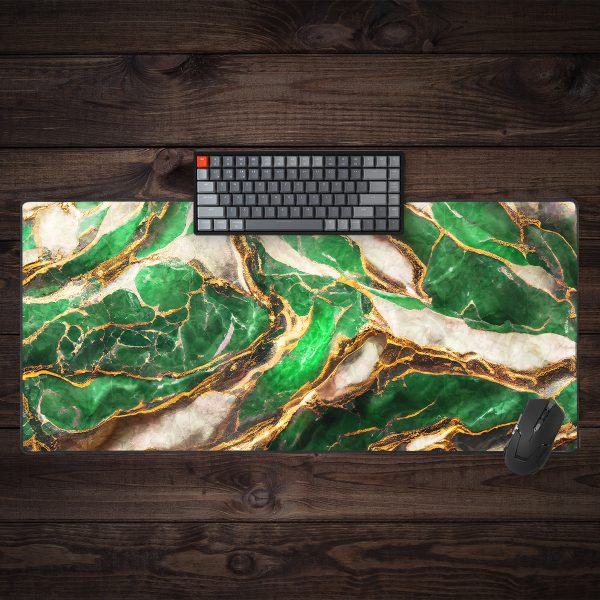 Floral Jade Large Extended Mousepad Online Sale - Image 3