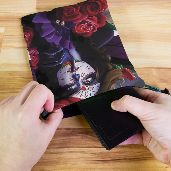 Sugar Skull Rose Garden Dice Bag Discount - Image 4