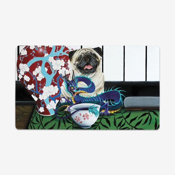Pug And Dragon Thin Desk Mat Supply