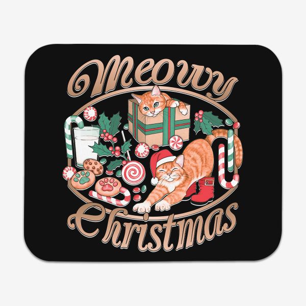 Meowy Christmas Mousepad on Sale - Image 3