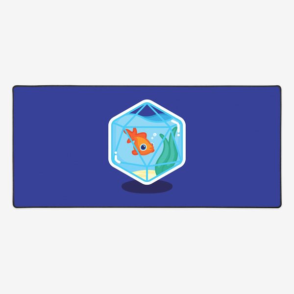 D20 Goldfish Extended Mousepad Online now