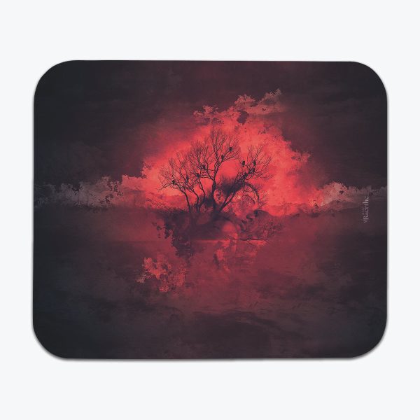 Red Raven Mousepad Online Hot Sale