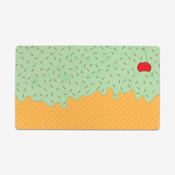 Scream For Ice Cream Thin Desk Mat For Cheap - Image 2