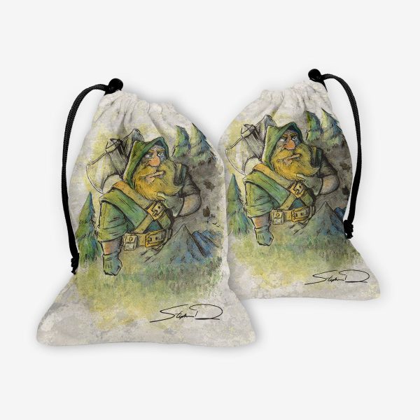 Woodland Dwarf Dice Bag For Sale
