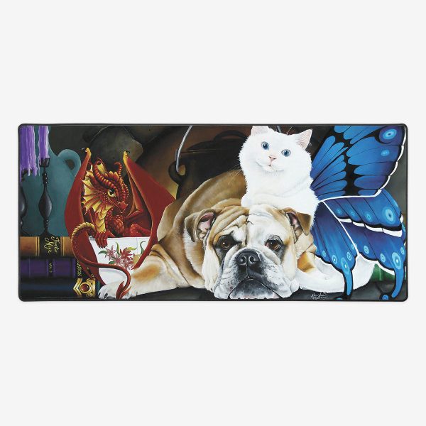 British Bulldog And Friends Extended Mousepad Cheap