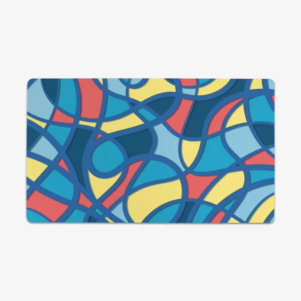 Squiggles Thin Desk Mat For Discount