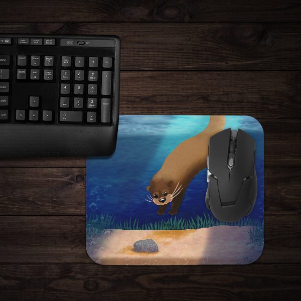 Otter s Best Friend Mousepad Online Sale - Image 3
