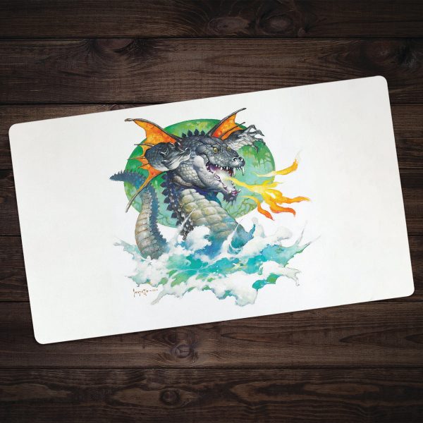 Winged Crocodile Dragon Playmat For Cheap - Image 3