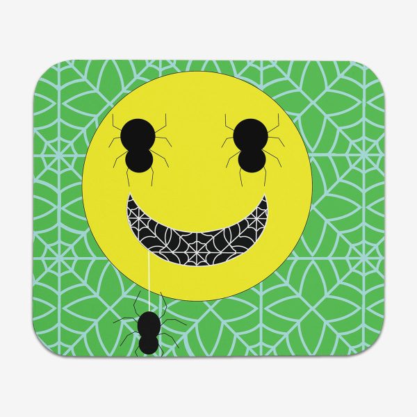 Smiley Spider Face Mousepad Supply