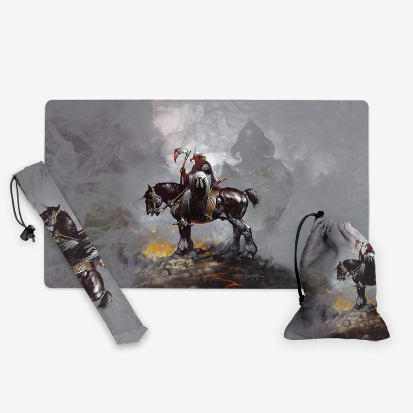 GIFT BUNDLE: Death Dealer Playmat, Death Dealer Playmat Bag and Death Dealer Dice Bag For Discount
