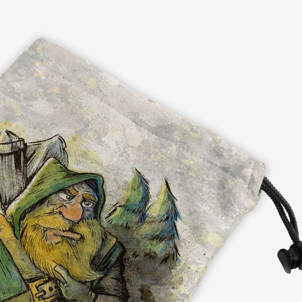 Woodland Dwarf Dice Bag For Sale - Image 3