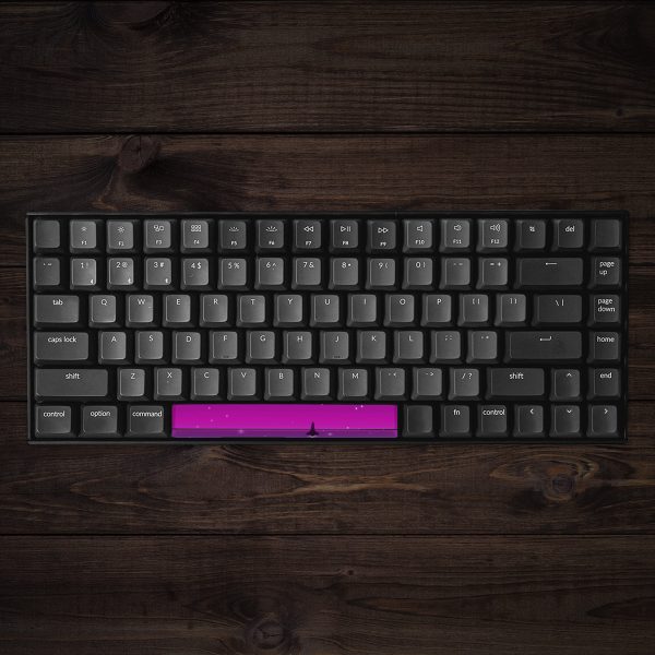 Vaporwave Mountain Cyberpunk Sunset Spacebar Keycap Discount - Image 4