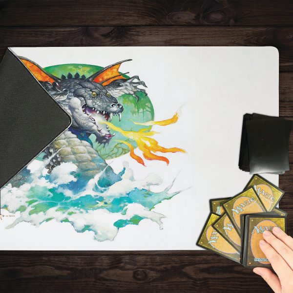 Winged Crocodile Dragon Playmat For Cheap - Image 5