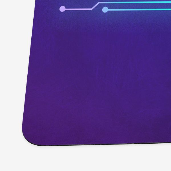 Synthwave Space Reactor Circuit Playmat Cheap - Image 2
