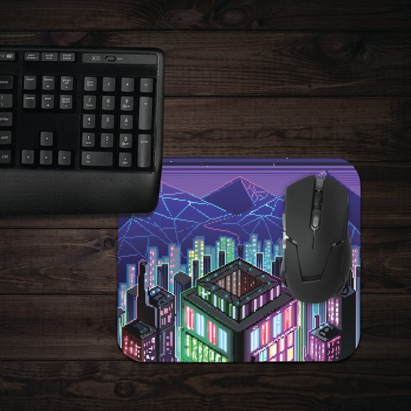 SynthCity Towers Mousepad For Cheap - Image 3