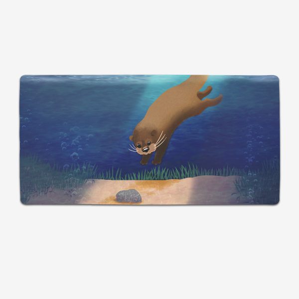 Otter s Best Friend Extended Mousepad Online Hot Sale - Image 4