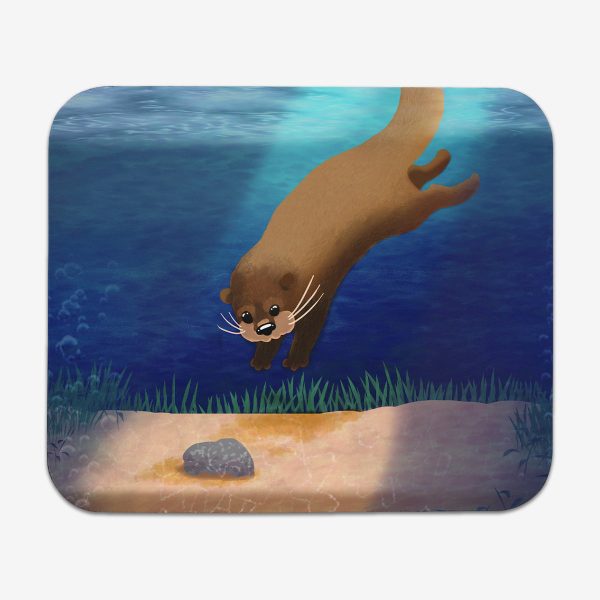 Otter s Best Friend Mousepad Online Sale
