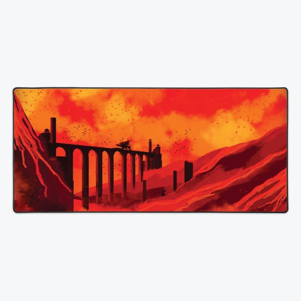Volcano Fortress Extended Mousepad Online now