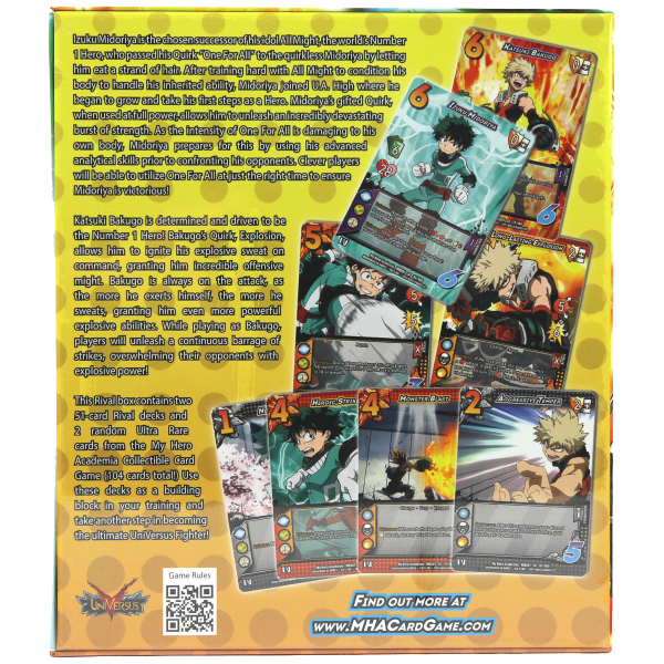 My Hero Academia CCG 2 Player Rival Deck For Sale - Image 2