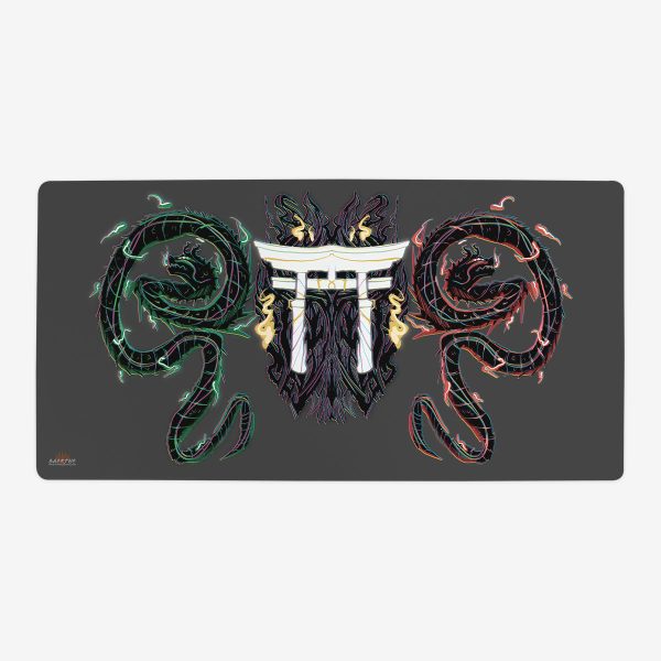 Neon Dragons Shrine Playmat For Cheap - Image 5