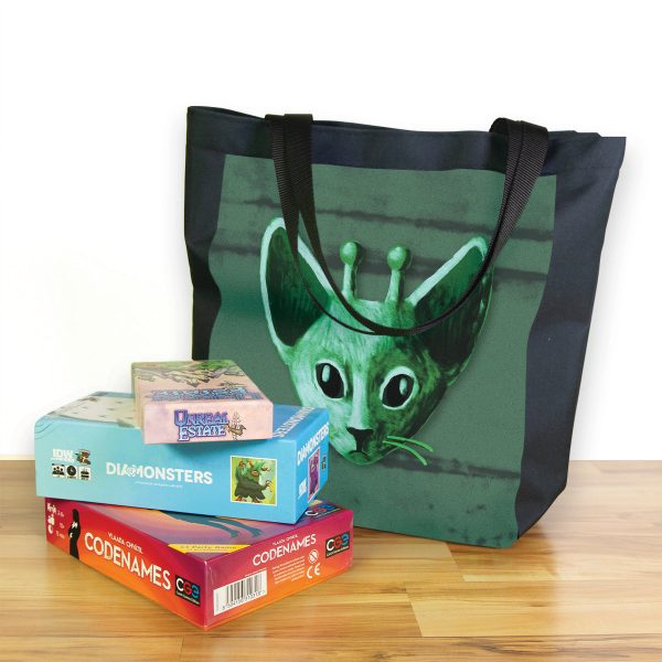 Extrapurrestrial Kitteh Day Tote For Discount - Image 3