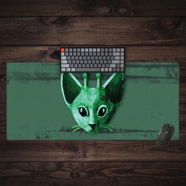 Extrapurrestrial Kitteh Extended Mousepad Online Sale - Image 3