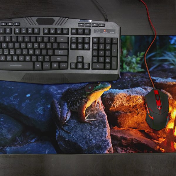 Lantern Lit Frog Thin Desk Mat For Discount - Image 2