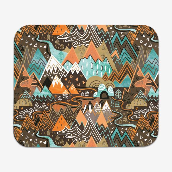 Maximalist Mountain Maze Mousepad Online Hot Sale