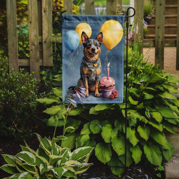 Australian Cattle Dog Happy Birthday Garden Flag –  Garden Flag by Caroline s Treasures For Cheap - Image 2