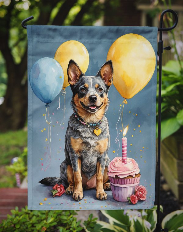 Australian Cattle Dog Happy Birthday Garden Flag –  Garden Flag by Caroline s Treasures For Cheap - Image 3
