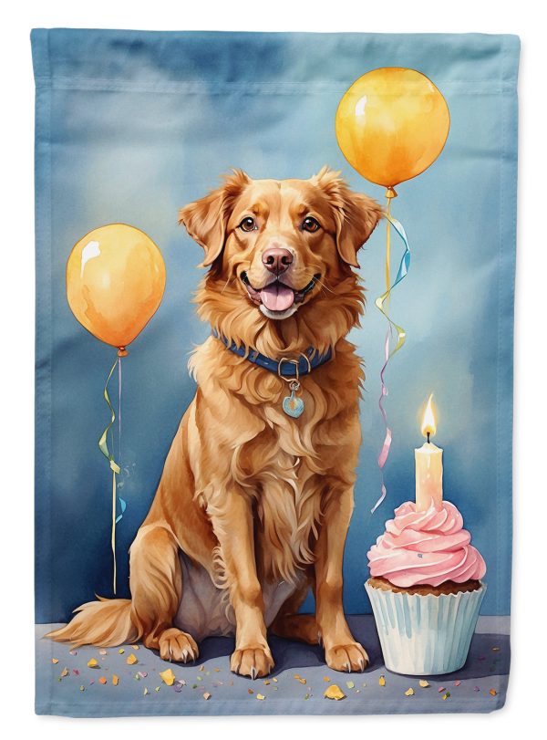 Nova Scotia Duck Tolling Retriever Happy Birthday Garden Flag –  Garden Flag by Caroline s Treasures Online Hot Sale