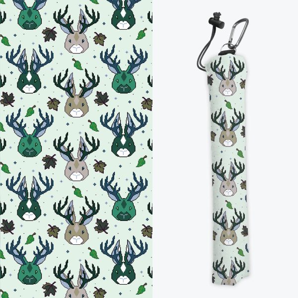 Pixel Jackalope Playmat Bag Online now