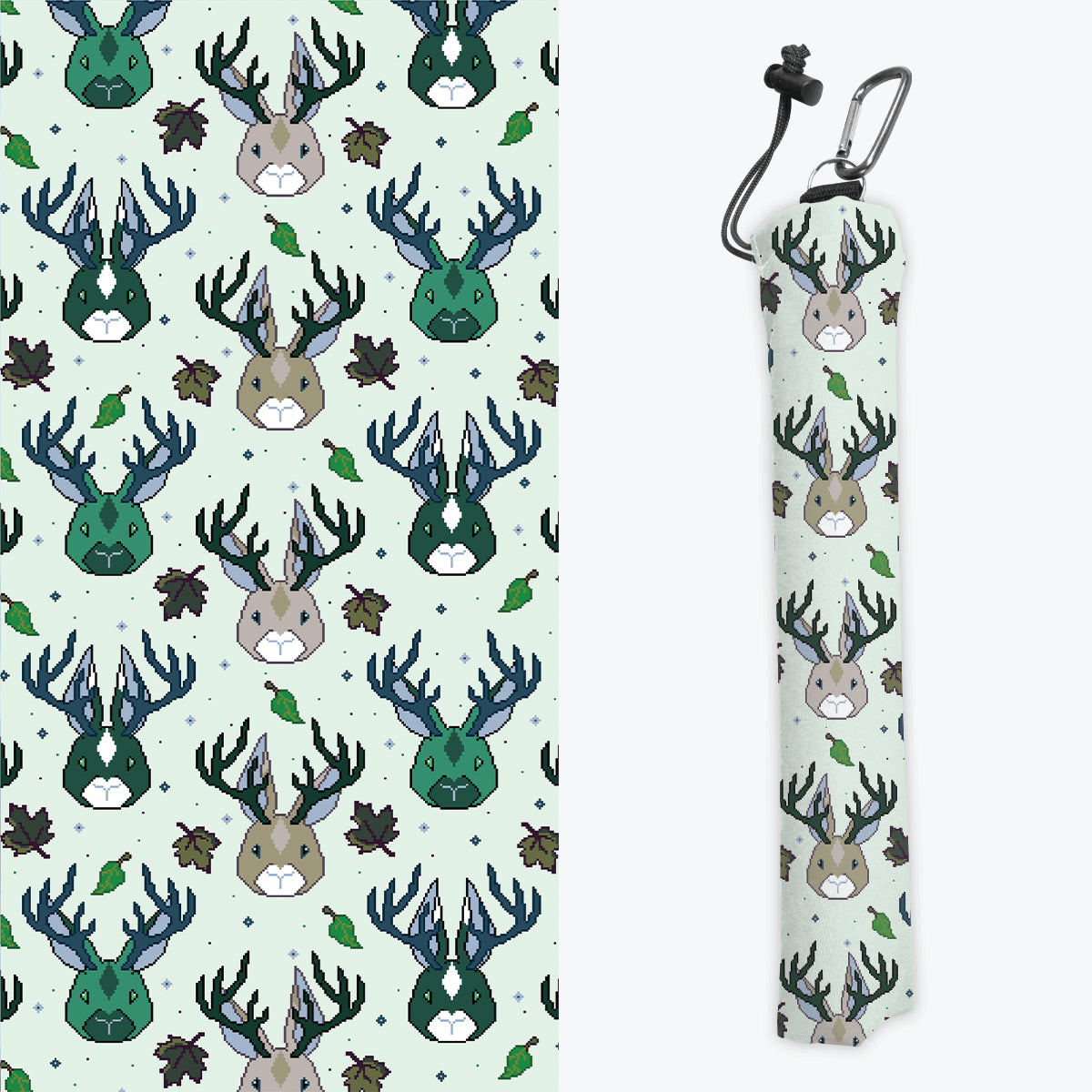 Pixel Jackalope Playmat Bag Online now