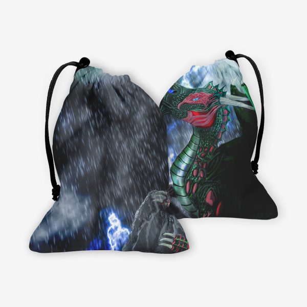 Thunder Storm Dragon Dice Bag Discount