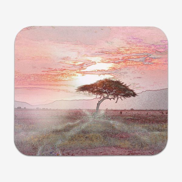 Life Tree at Dawn Mousepad Hot on Sale