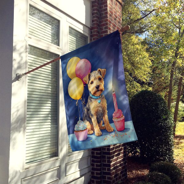 Lakeland Terrier Happy Birthday House Flag For Cheap - Image 2