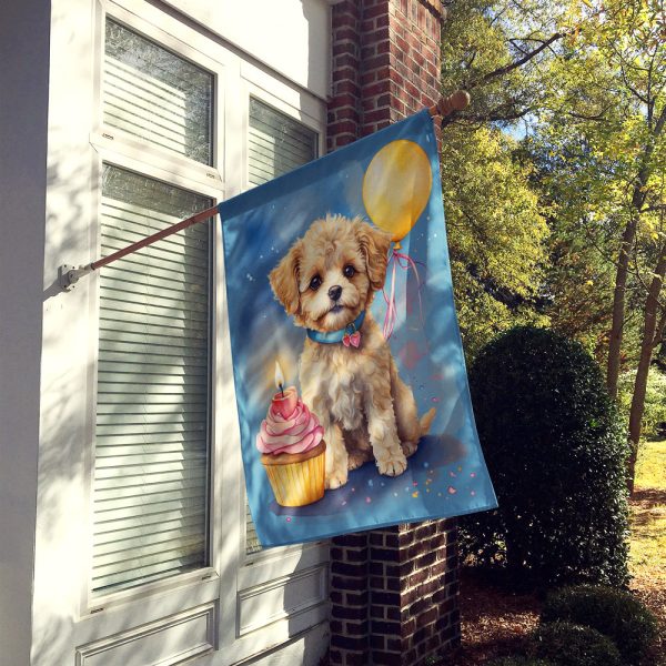 Maltipoo Happy Birthday House Flag Fashion - Image 2