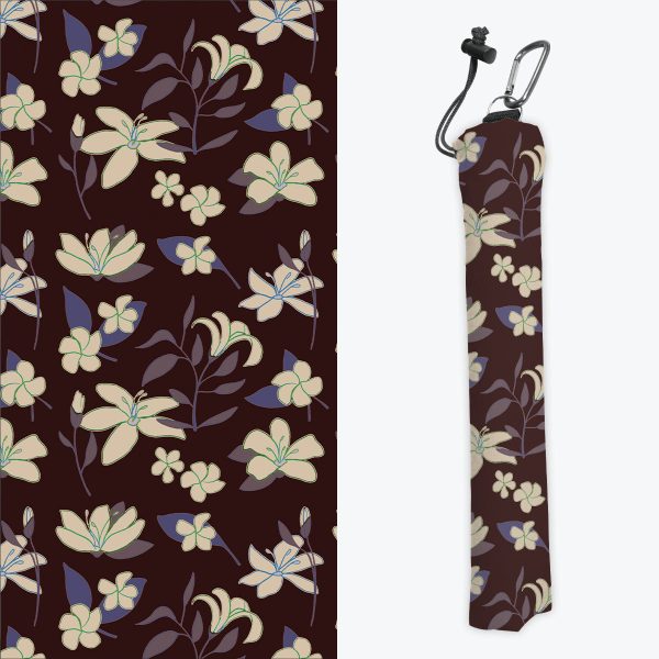 Sampaguita Lily Floral Pattern Playmat Bag Cheap - Image 3