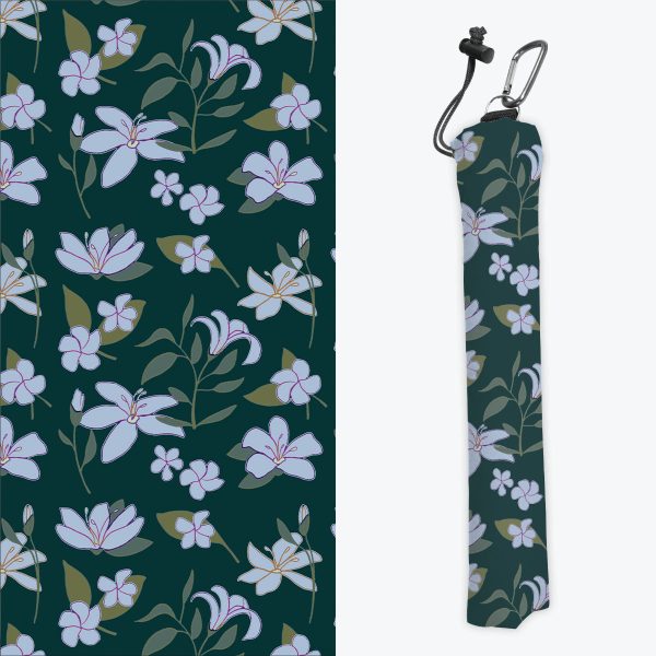 Sampaguita Lily Floral Pattern Playmat Bag Cheap