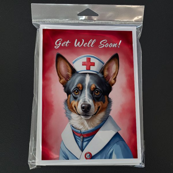 Australian Cattle Dog Get Well Soon Greeting Cards Pack of 8 Sale - Image 3