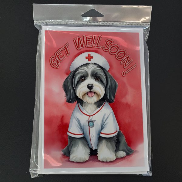 Havanese Get Well Soon Greeting Cards Pack of 8 Online Hot Sale - Image 3