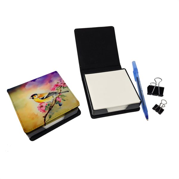 Goldfinch PU Leather Note Paper Holder Cheap - Image 2