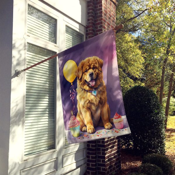 Tibetan Mastiff Happy Birthday House Flag Discount - Image 2